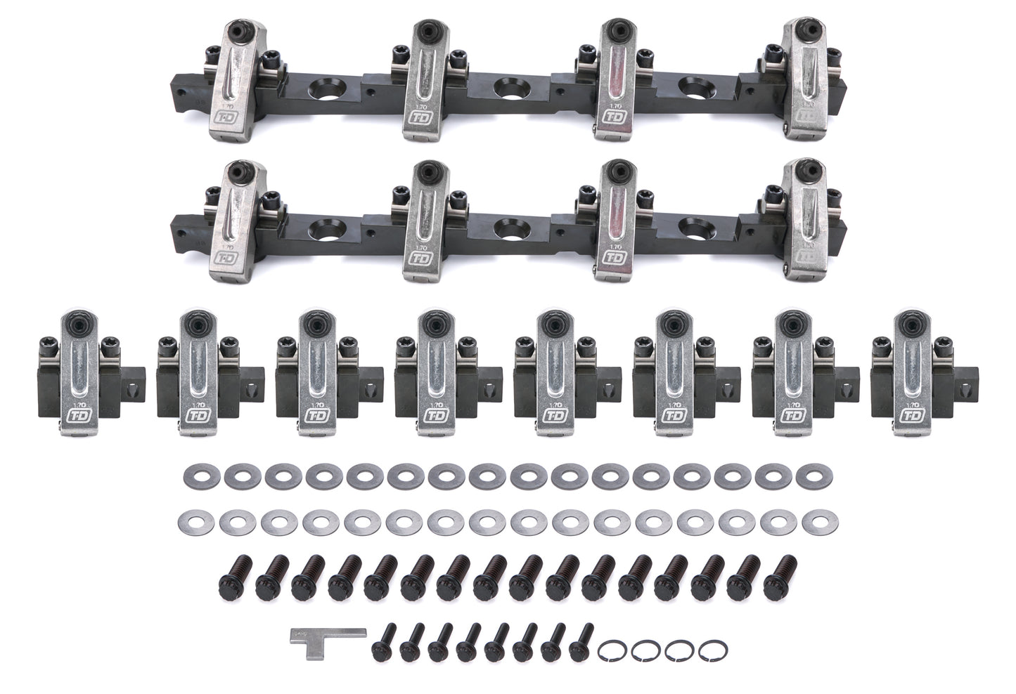 BBC Shaft Rocker System w/Brodix BB2+ Heads
