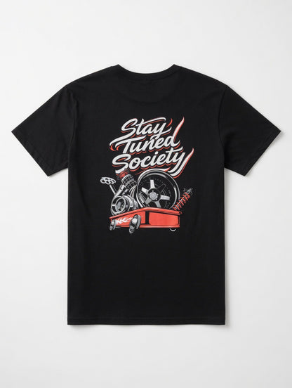 Stay Tuned Society Parts Wagon Tee