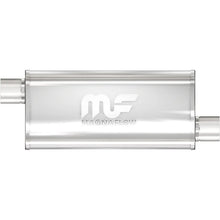 Stainless Muffler 3in Offset In/Offset Out