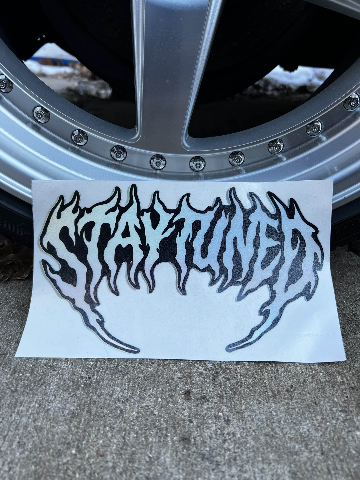 Large Cyber Sigil Sticker