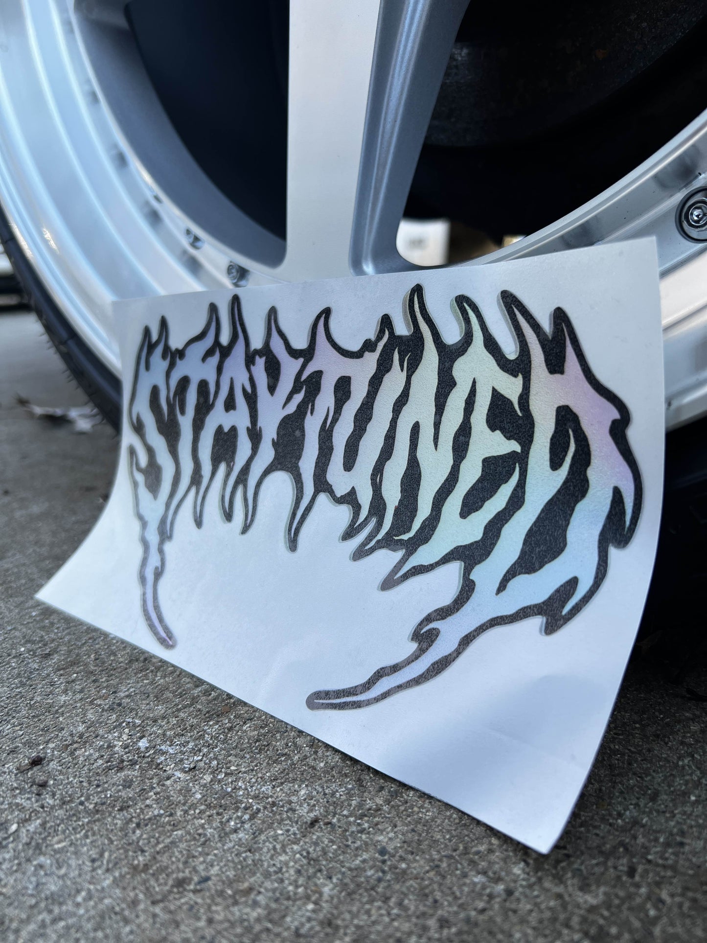 Large Cyber Sigil Sticker